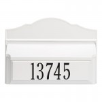 Whitehall Mailbox - Colonial Wall Mailbox Package #2 - WH-CWMP2