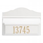 Whitehall Mailbox - Colonial Wall Mailbox Package #2 - WH-CWMP2