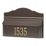 Whitehall Mailbox - Colonial Wall Mailbox Package #2 - WH-CWMP2