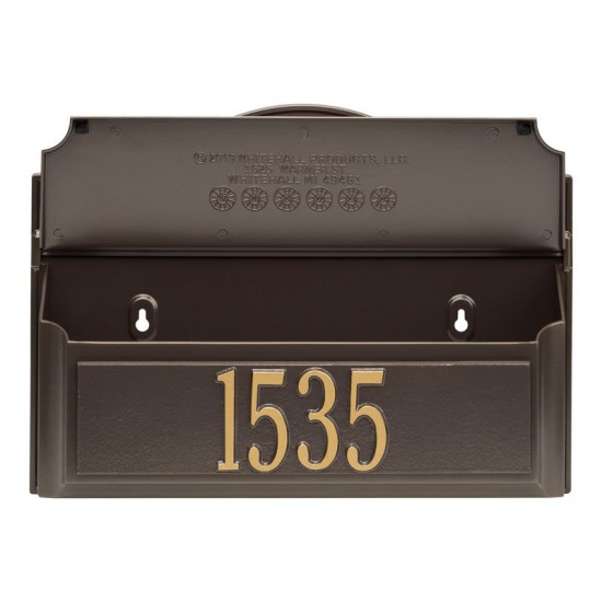 Whitehall Mailbox - Colonial Wall Mailbox Package #2 - WH-CWMP2