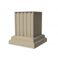 Classic Decorative Pillar Pedestal Cover for 8T6, 13, and 16 Door 1570 Model CBU's and all 1590 Model CBU's - VOGUEP114